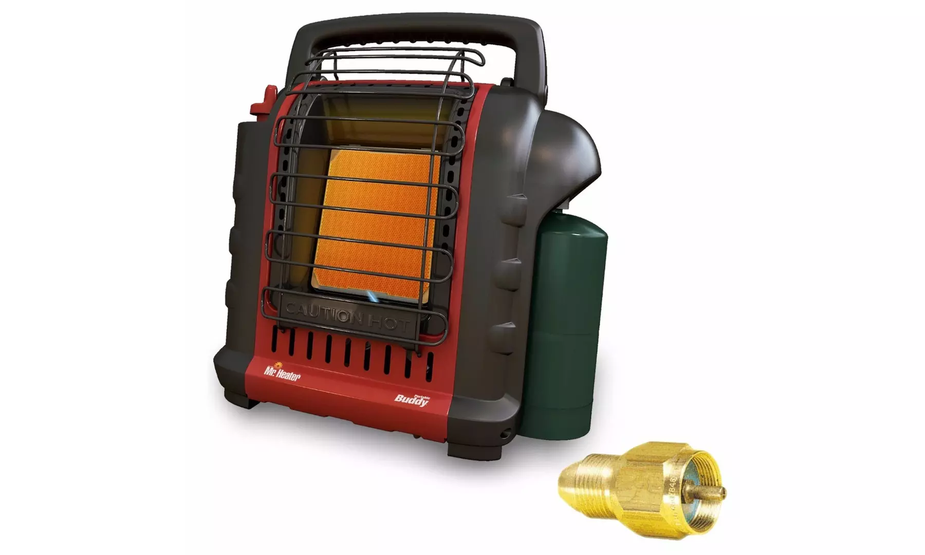Mr. Heater MH9BX Portable Buddy Heater with Brass Tank Refill Adapter - Second Medium