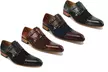 Gino Vitale Men's Double Monk Strap Two-Tone Loafer - Second Medium