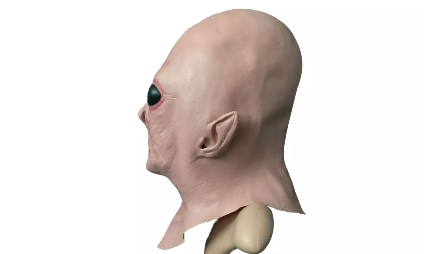 UFO Alien Mask Latex Halloween Cosplay Party Realistic Full Face Masks Headgear - Second Medium