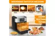 Iconites 20 Quart Air Fryer 10-in-1 Toaster Oven Black Stainless Steel - New - Second Medium