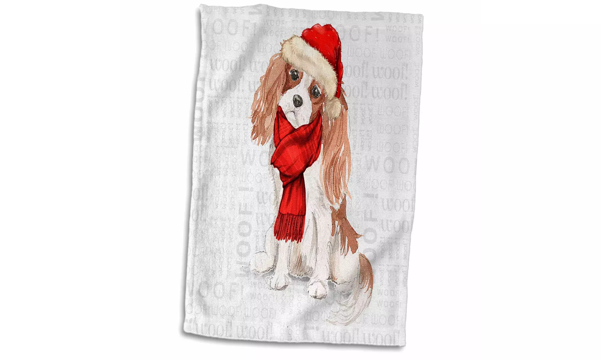  Towel - Spaniel Lover Cavalier King Charles Dog Holiday Ready - 15 by 22-inche - Primary Image