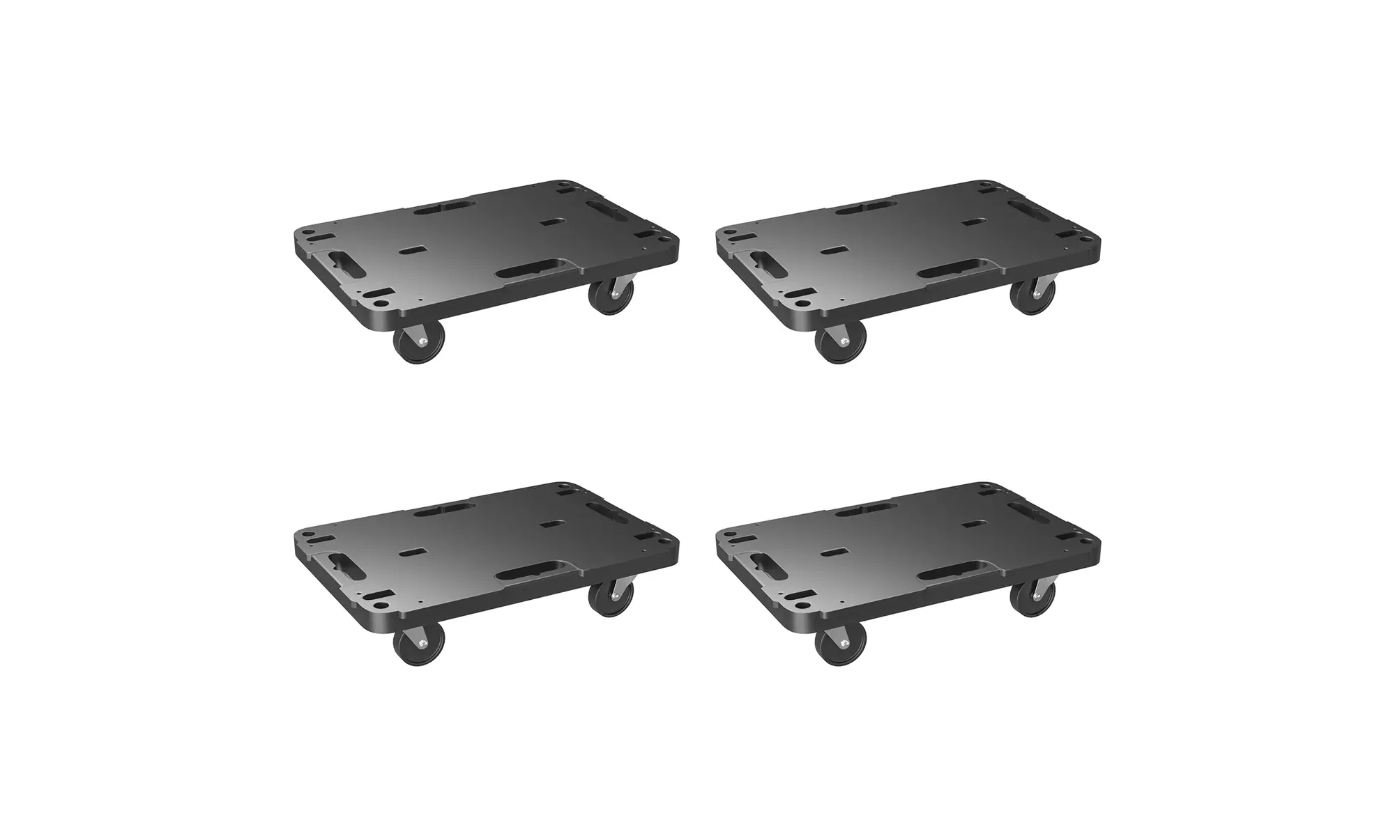 Costway 4pcs Platform Dolly Interlocking Furniture Mover 1197lbs Capacity   - Primary Image