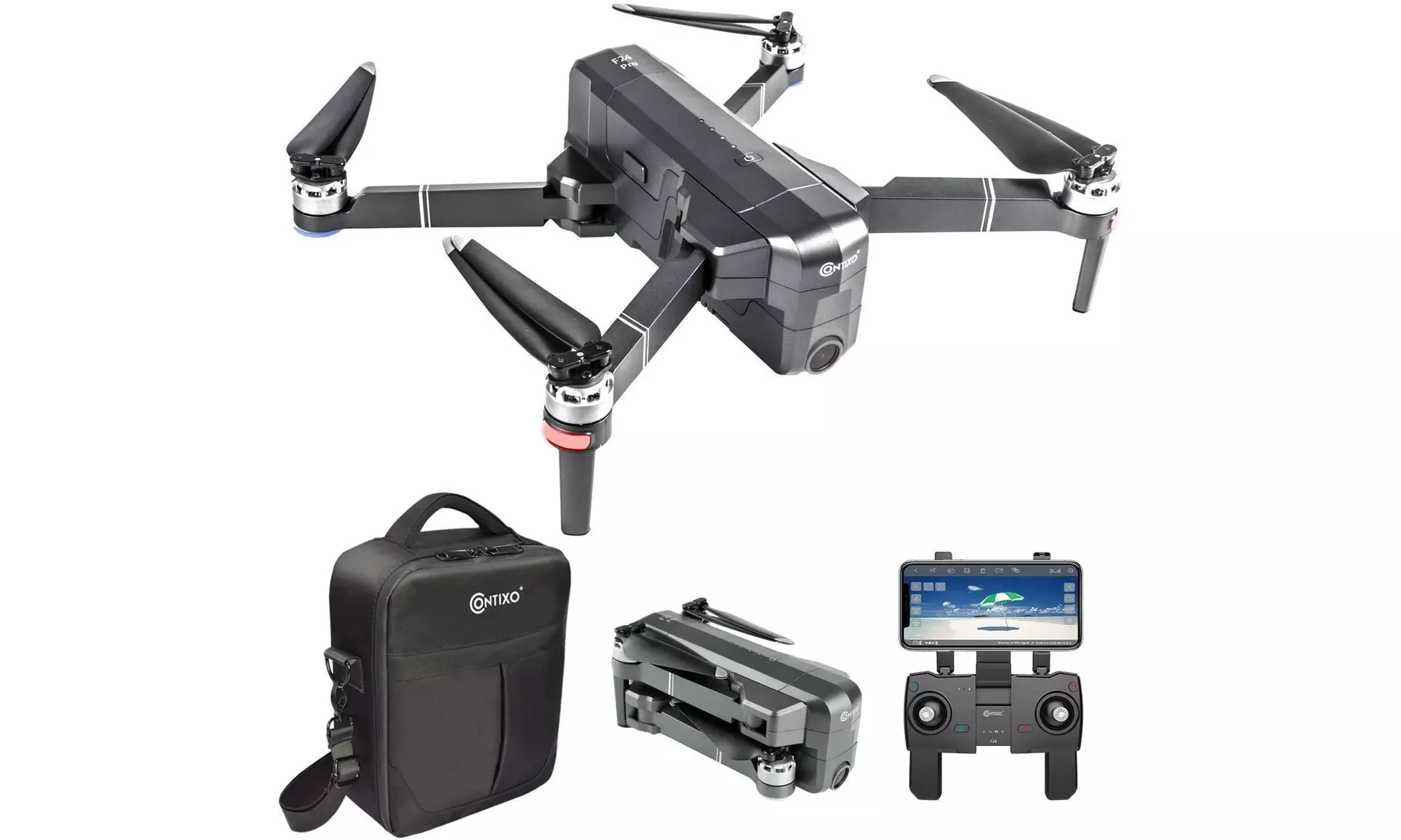 Contixo F24 Pro 4K Quadcopter UHD FPV GPS Foldable Brushless Drones - Primary Image