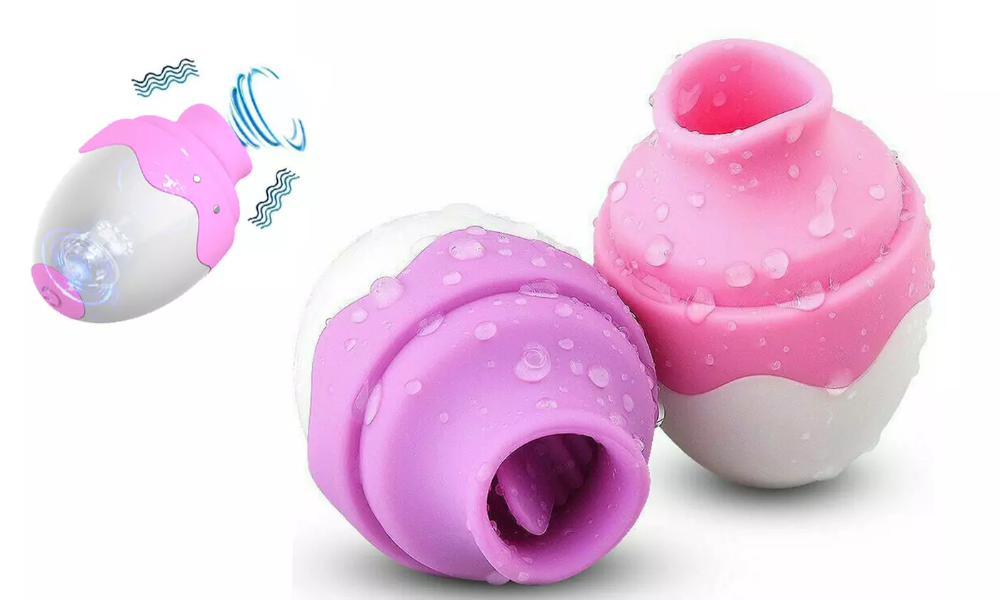 Powerful Electric Tongue Vibrate Massage Multi Speed Wireless Sucking Stimulator - Primary Image
