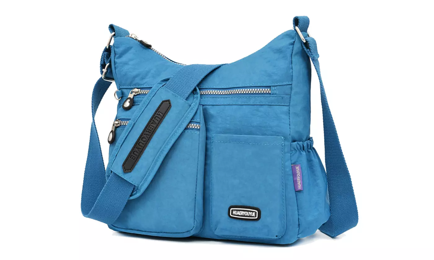 ItBelongs2U Women Nylon Waterproof Shoulder Messenger Lightweight Crossbody Bag