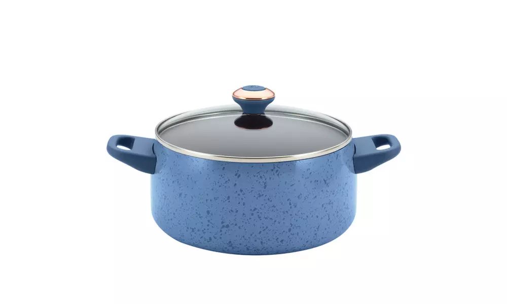 Paula Deen Signature Collection Porcelain Exterior Nonstick Cookware Set (15-Piece) - Second Medium