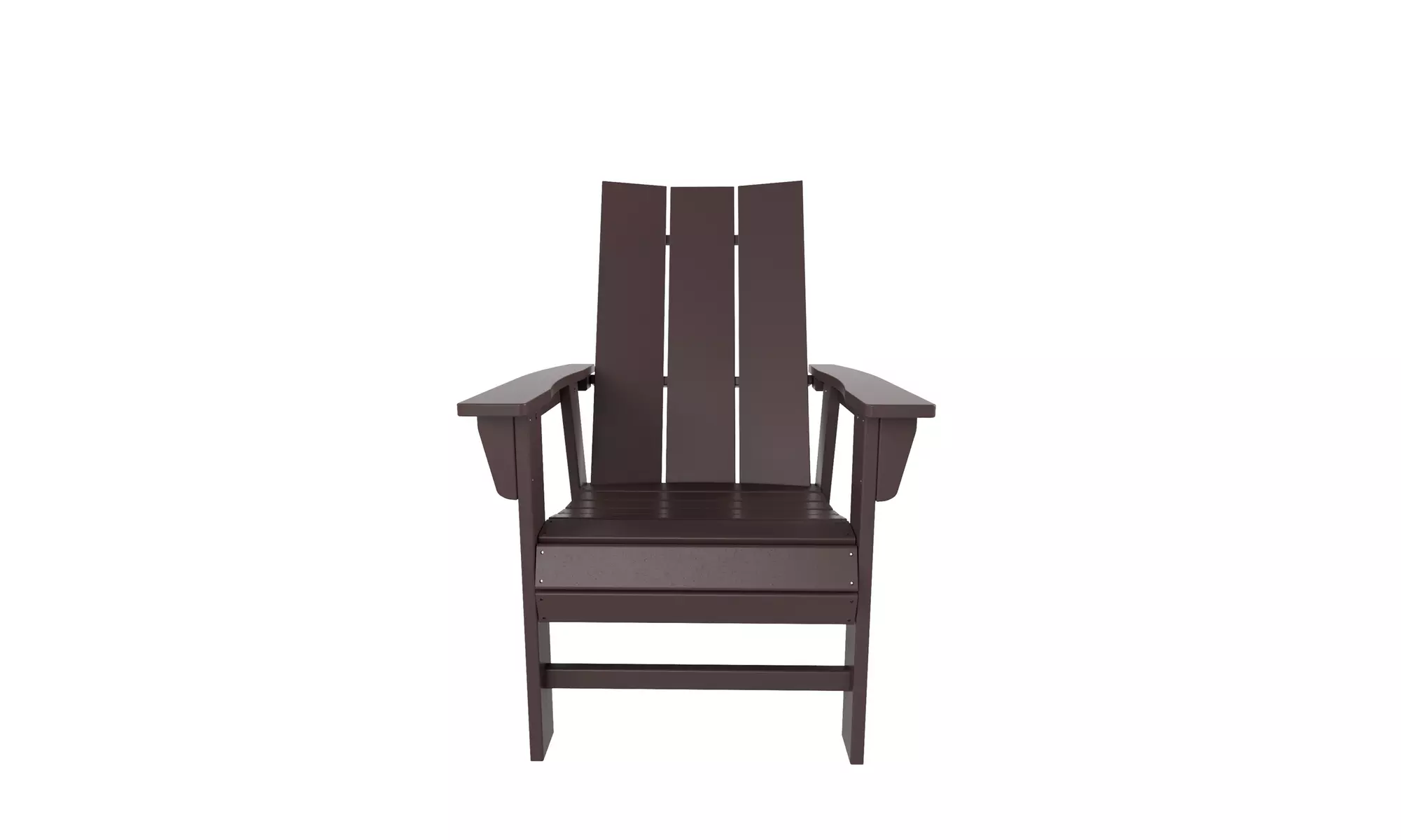 WestinTrends Ashore Outdoor Patio HDPE Modern Adirondack Dining Chair