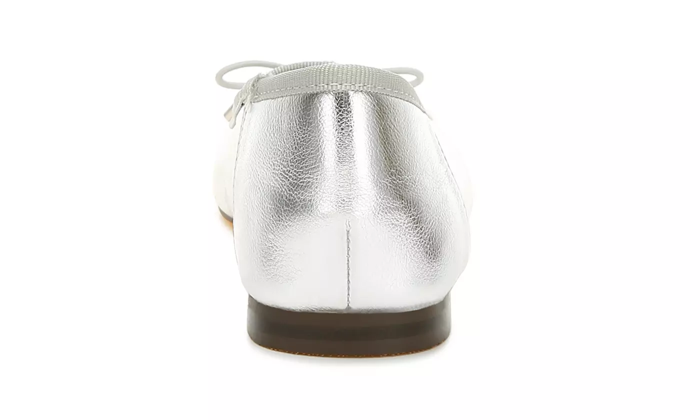 Rag &Co Primrose Metallic Ballerina Flats