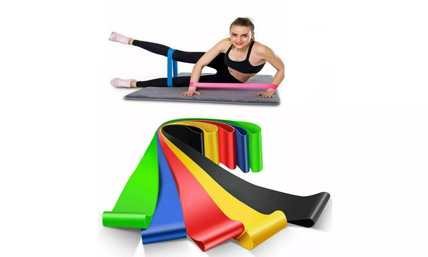 New Home-Complete Resistance Bands Exercise Loops Set (5-Piece) - Primary Image