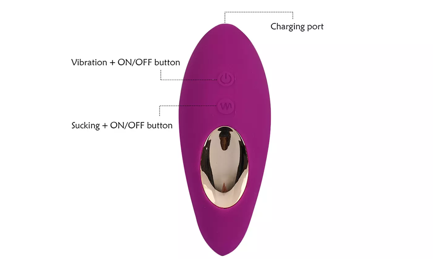 G Spot Clit Sucking Nipple Vibrator Sucker Clitoral Stimulator Dildo Sex Toys
