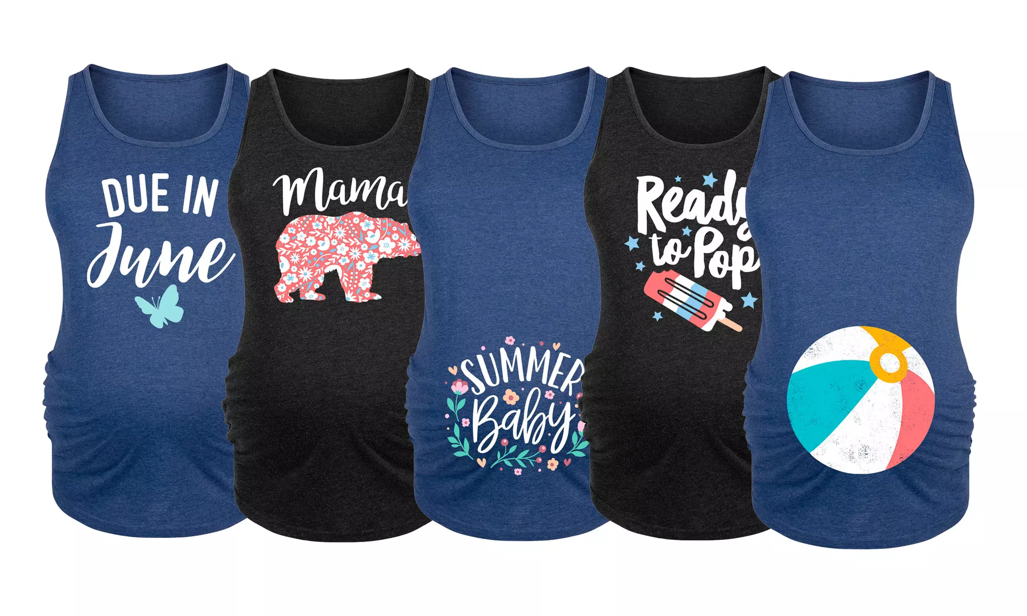 Women's Maternity Summer Baby T-Shirt Tank Top - Primary Image