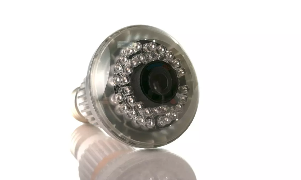 Bulb Security Spy Nightvision Digital Video Recorder Surveillance Cam - Primary Image