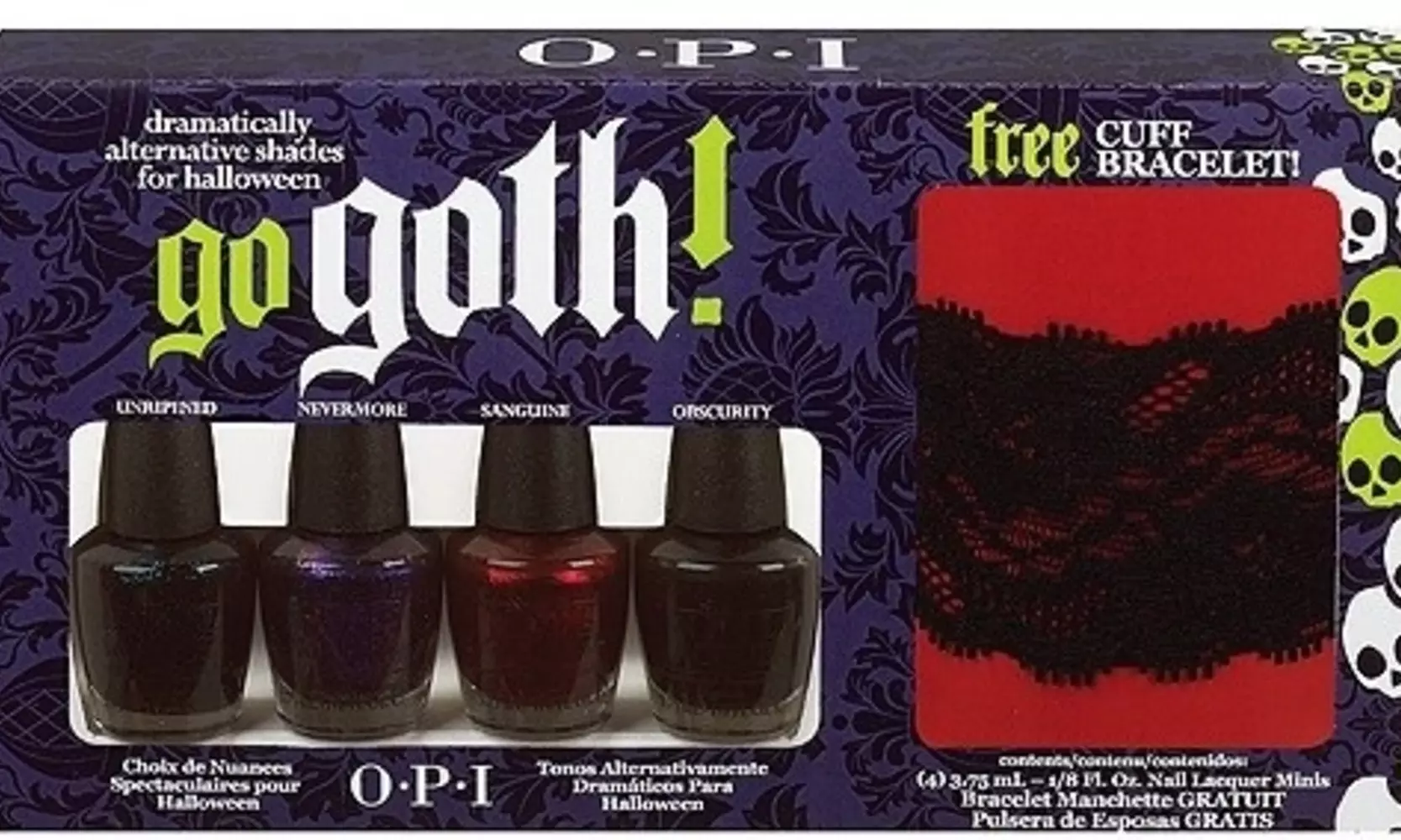 OPI Go Goth! Mini Set 3.75ml - Primary Image