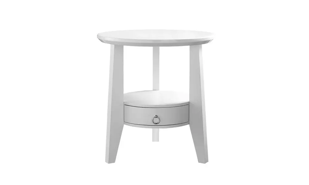 Kari 23" Diameter Accent Table With A Drawer - Primary Image