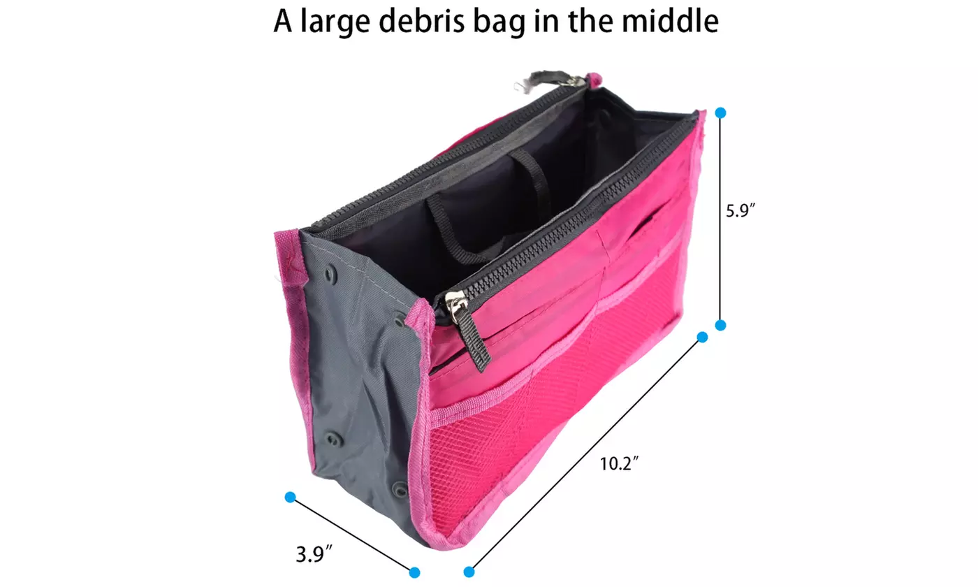 Nylon Purse Bag Handbag Organizer Insert Liner Bag in Bag