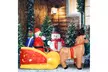 7 Ft Waterproof Inflatable Double Deer w/ Sled Christmas Decoration - Second Medium