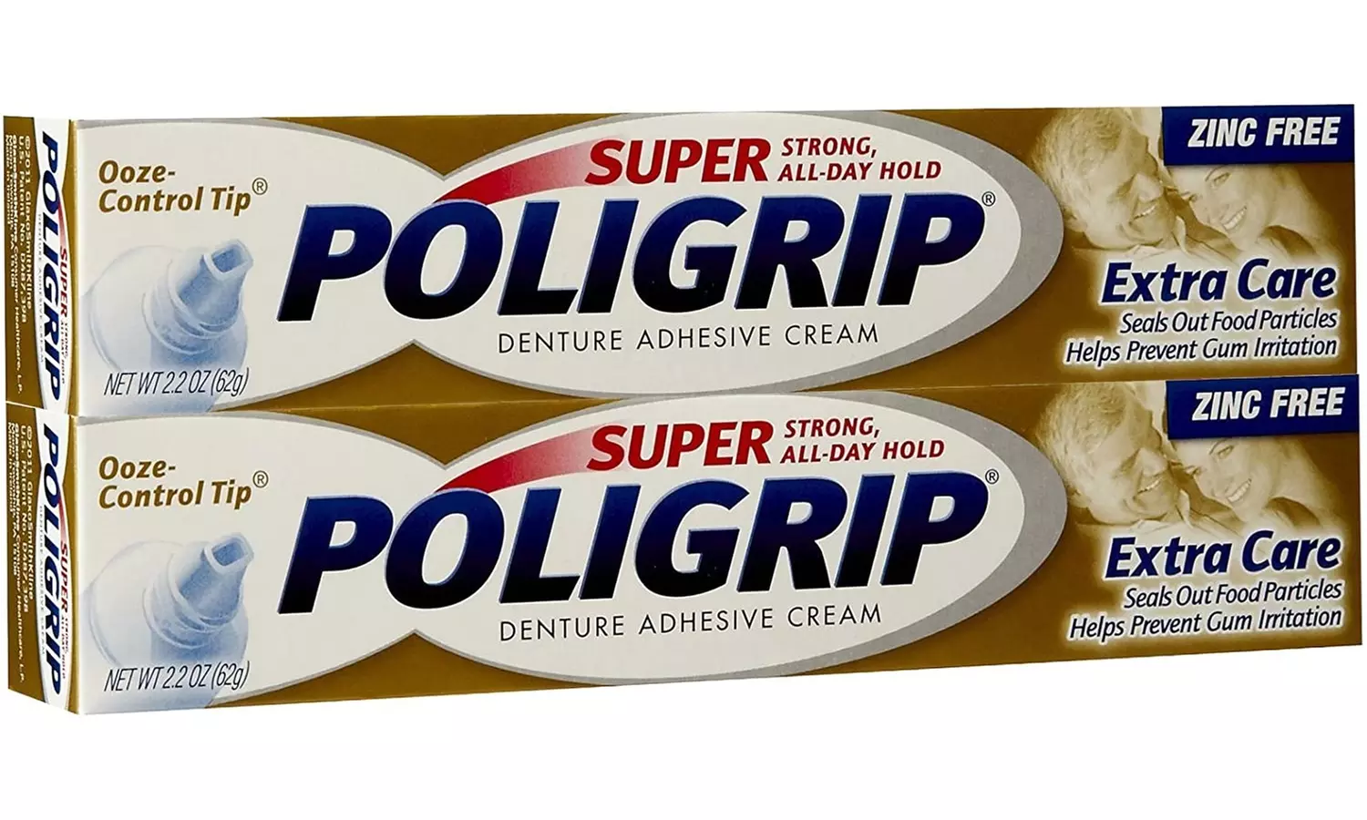 Extra Care Denture Adhesive Cream with Poliseal - Primary Image