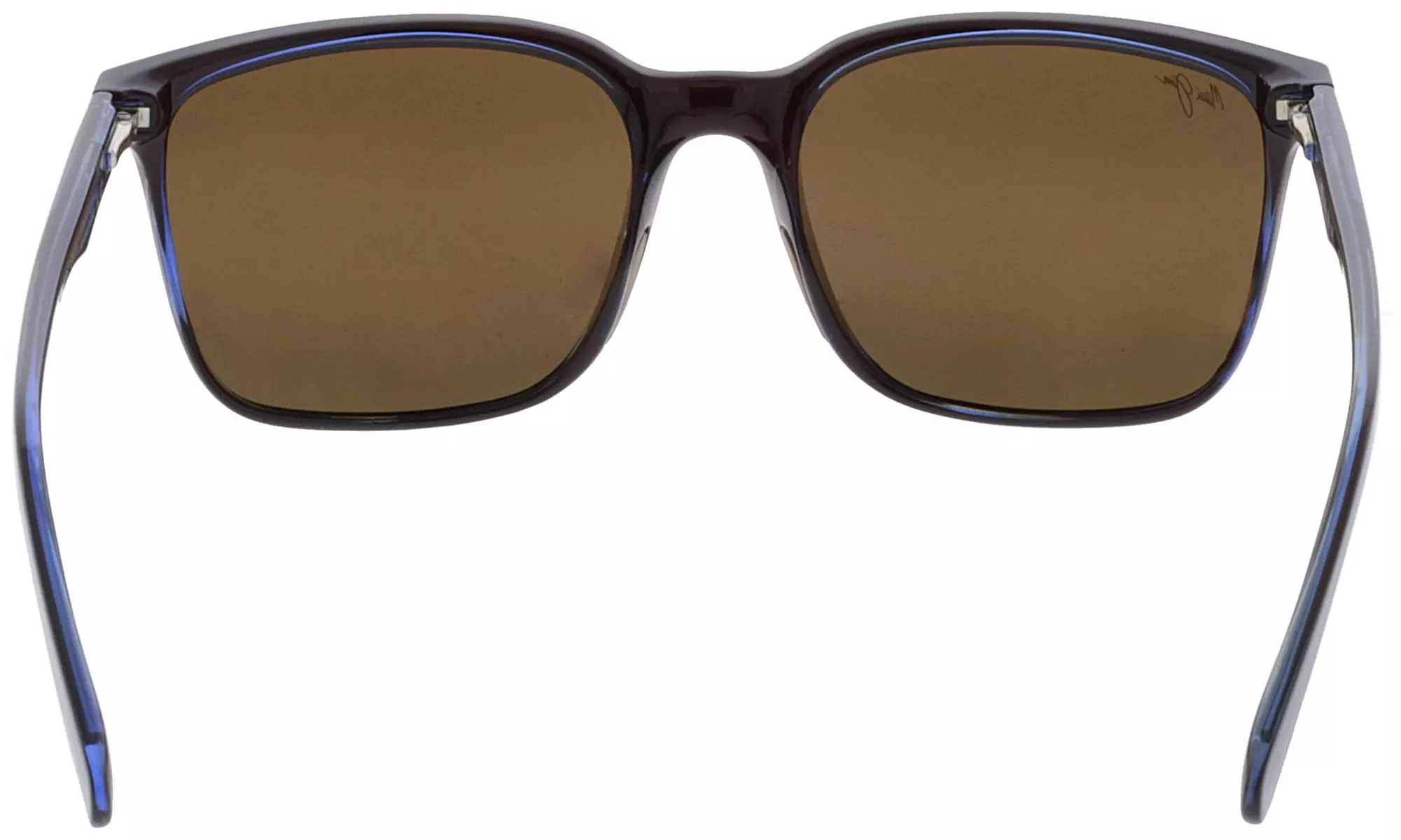 Maui Jim Men's Polarized Wild Coast H756-26C Brown Square Sunglasses - Second Medium