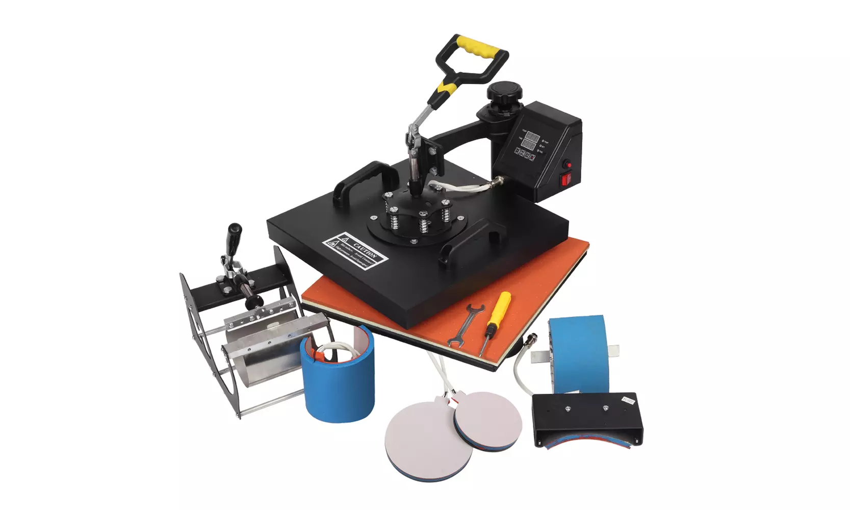 15 x 15 Inch 5-in-1 Digital Heat Press Transfer Sublimation Machine - Primary Image