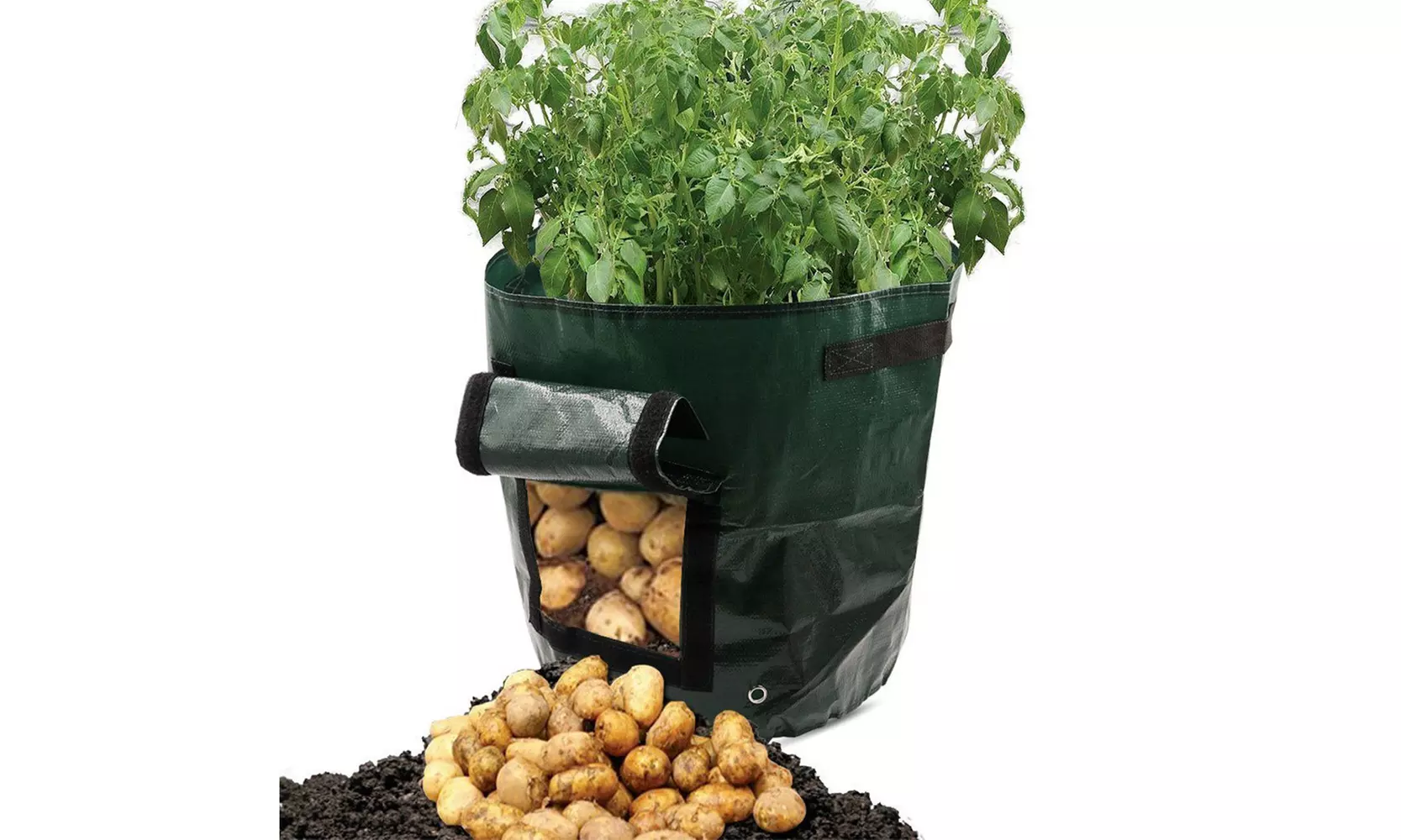 Durable Long-Lasting Garden Potato Grow Planter PE Plant Container Bag - Primary Image