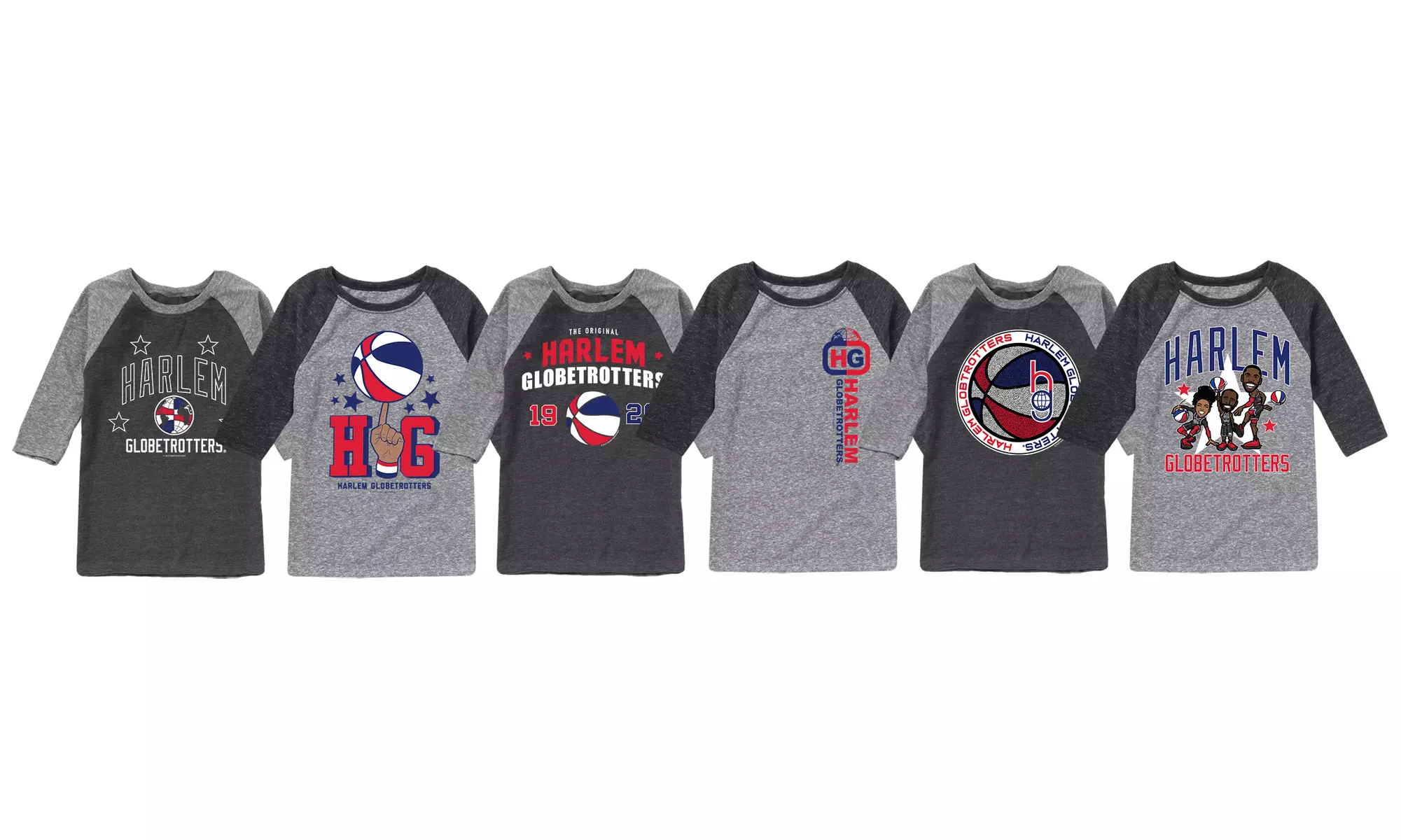 Harlem Globetrotters Kid's Raglans - Primary Image