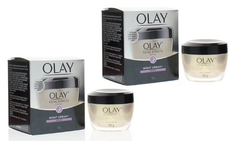 Olay Total Effects 7 In 1 Night Cream 50g - (2 Pack) All Skin Types 1.7oz (2-PACK)