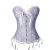 Image 3: Blue and Green Floral Corsets