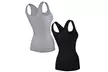 Women's Seamless Scoop Tank Top Body Shaping 2 or 4 Pack Sizes S-3X - Second Medium