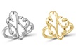 Jewelonfire Open Hearts Ring in SS 16369 - Second Medium