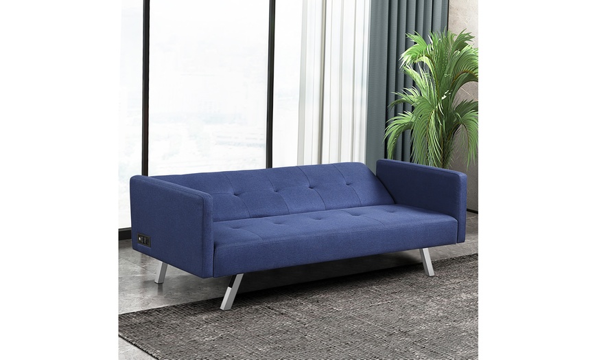 Up To 64% Off On Costway Convertible Futon Sof... | Groupon Goods