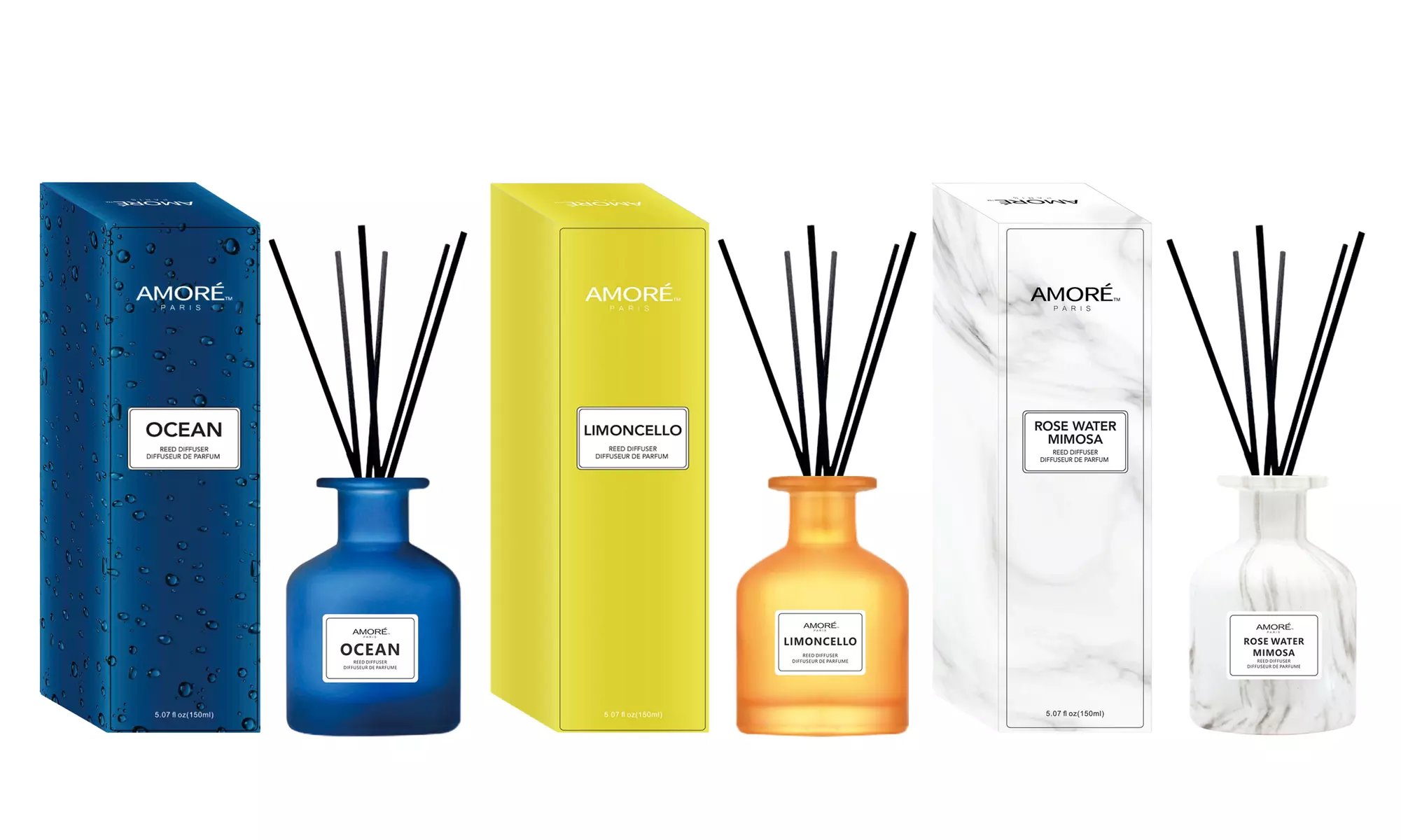 Premium Reed Diffusers And Air Freshener For Aesthetic Home Decor (1- or 2-Pack) - Primary Image