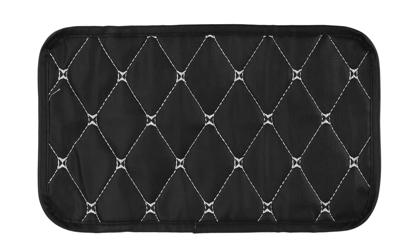 Auto Armrest Pad Cover Center Console Box PU Leather Cushion Mat Car Accessories