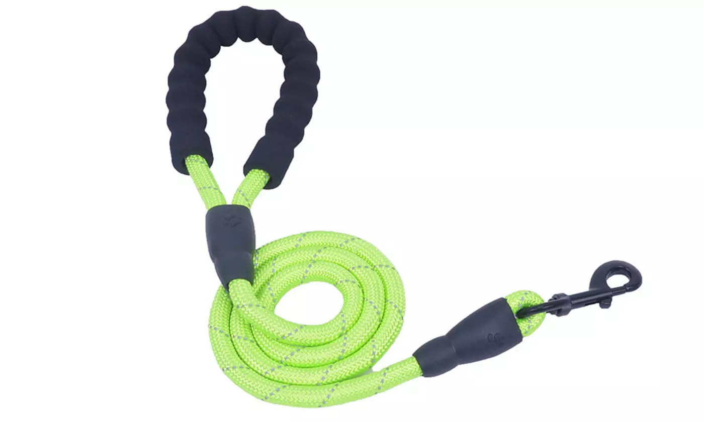 5 FT Dog Leash Reflective Nylon Rope Pet Running Tracking Leashes