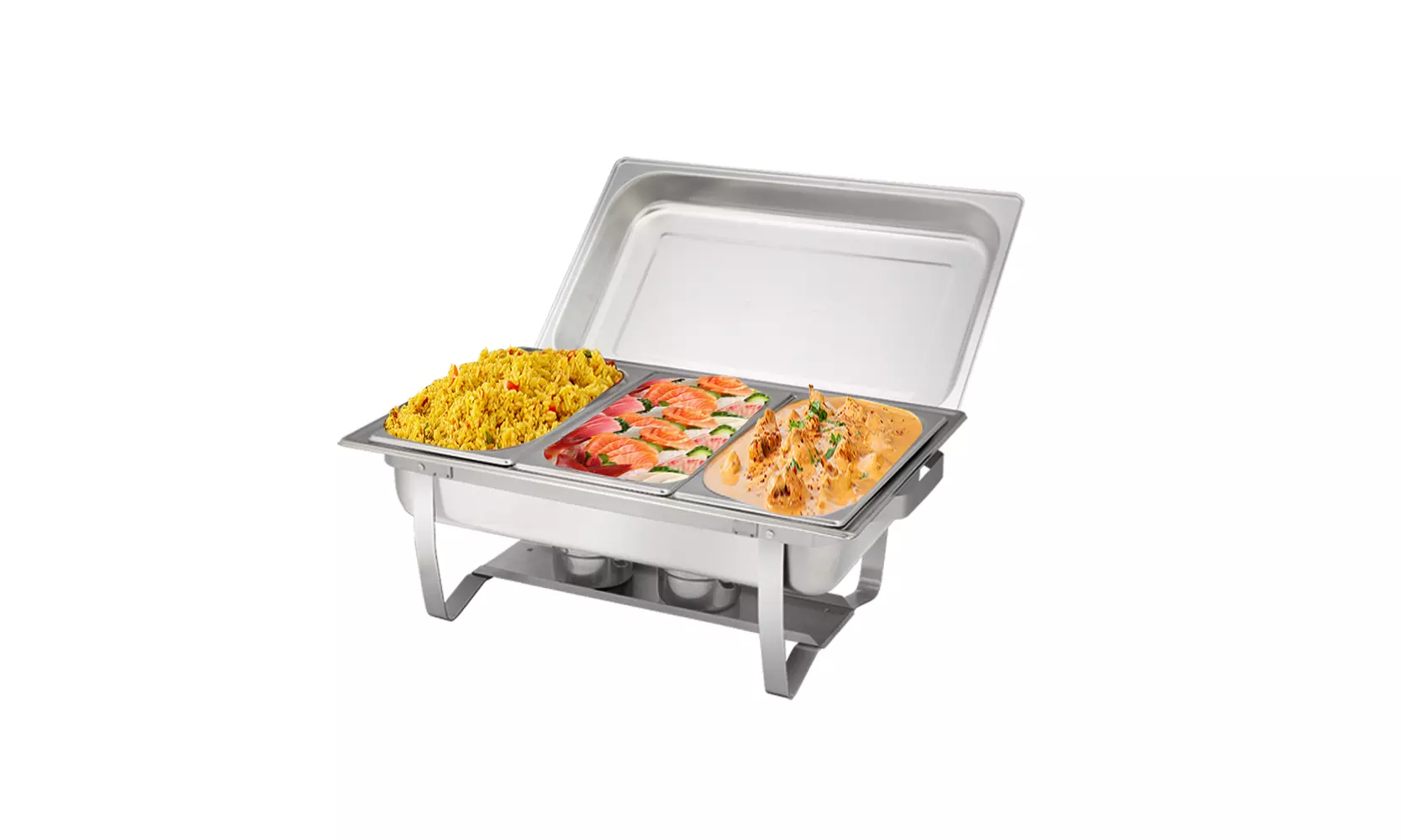 8 Qt. Chafer Stainless Steel Chafing Dish - Primary Image