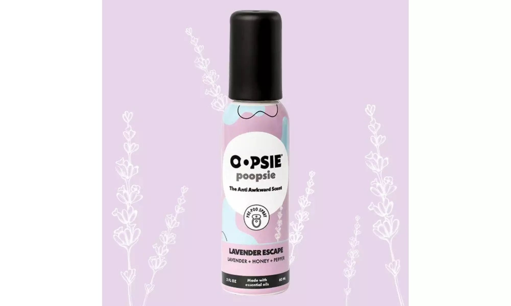 Oopsie Poopsie Pre-Poop Toilet Spray - Single, 2-pack or 4-pack