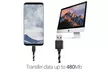 3x USB-C Type C Cable Fast Charging Cord For Samsung Galaxy S8 S9 S10 Note 8 9 - Second Medium