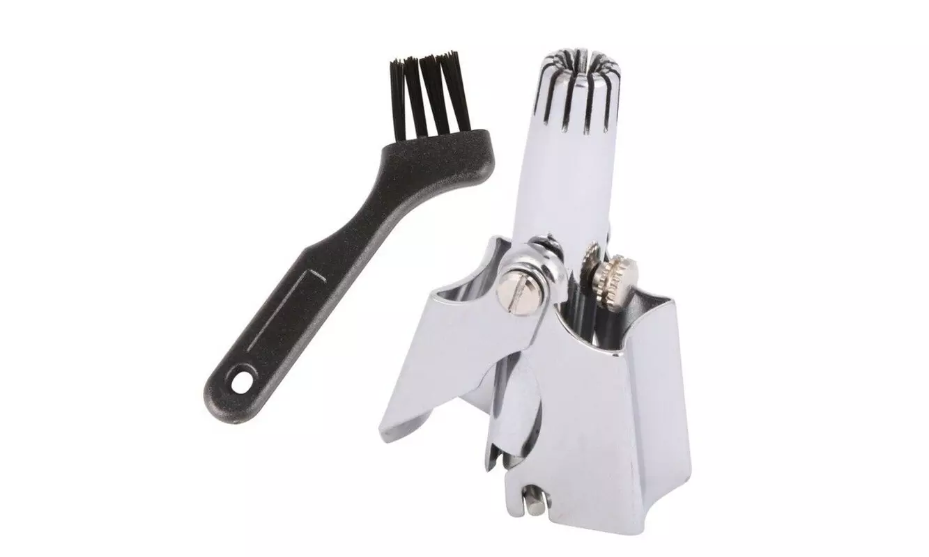 Stainless Steel Nose Shaving Hair Removal Clipper Trimmer Set Manual Device - Primary Image