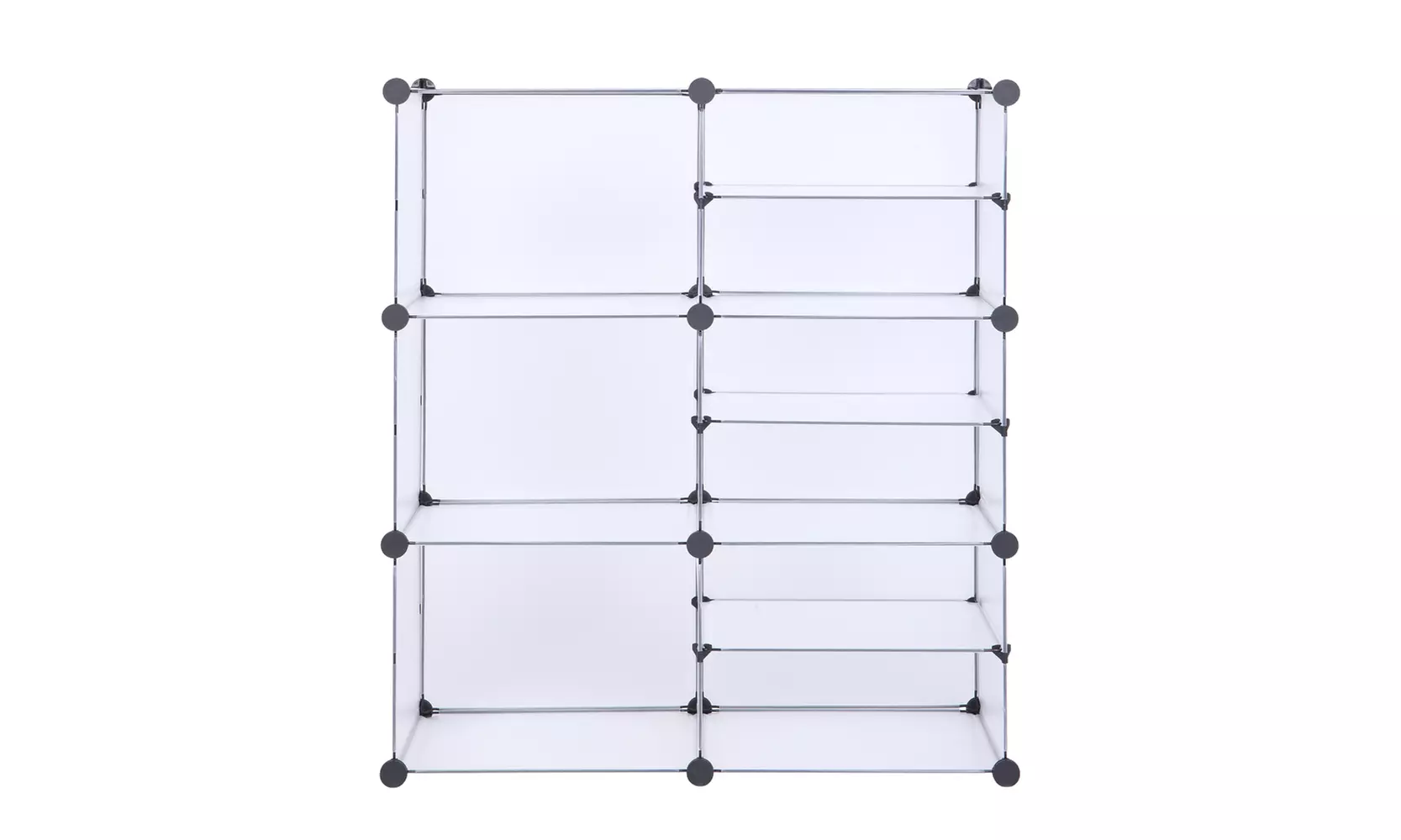 Interlocking Plastic Cubes with Divider Design - Second Medium