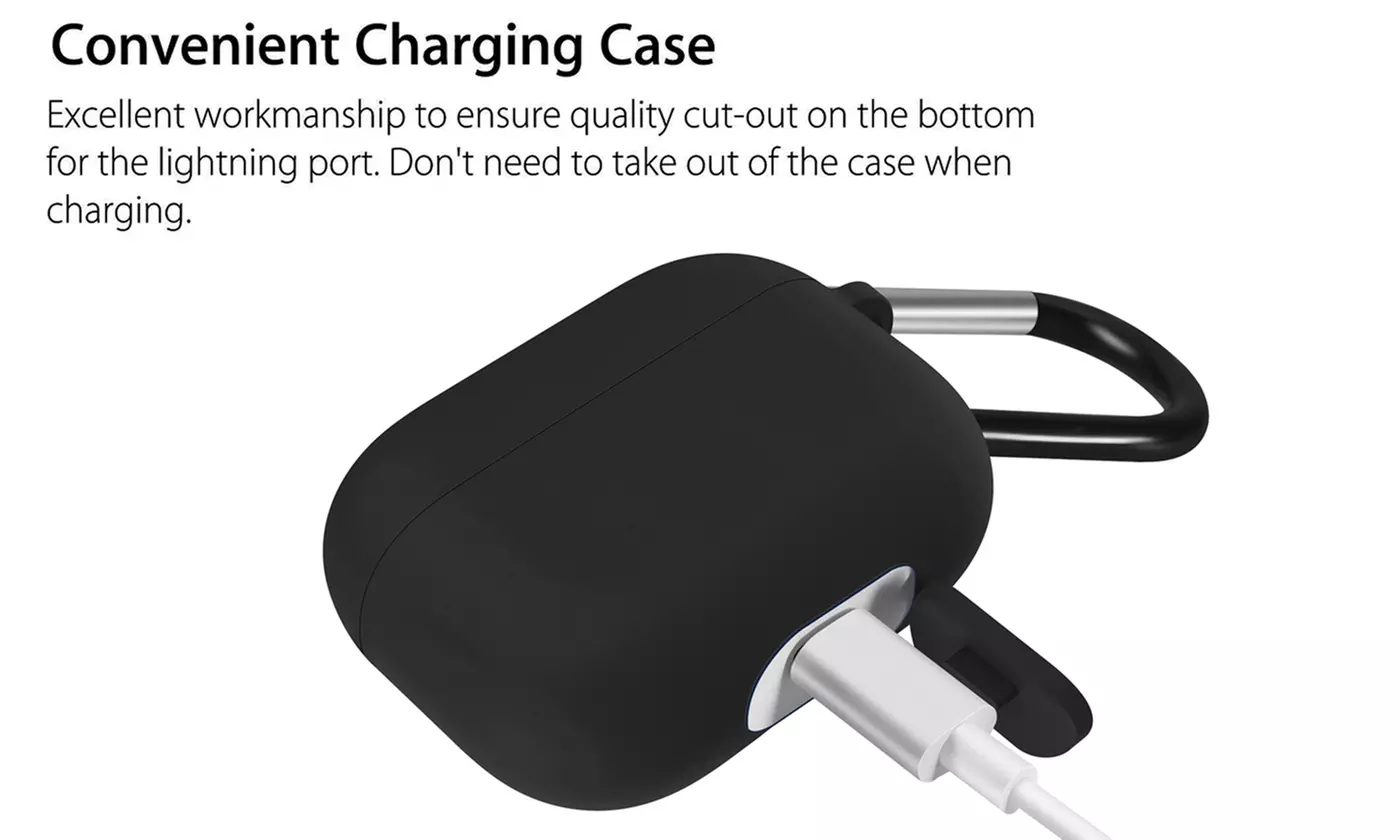 5 in 1 Apple AirPods Pro Soft Silicone Full Protective Shockproof Case Cover