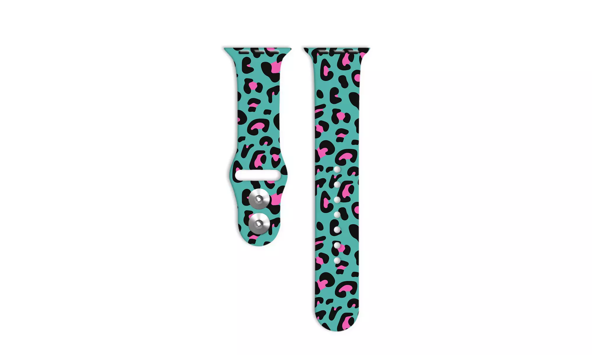 Printed Apple Watch Silicone Band Fruits Polka Dots and Animals