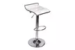 2 Pcs Bar Stools Leather Adjustable Swivel Bistro Pub Dining Chair New - Second Medium