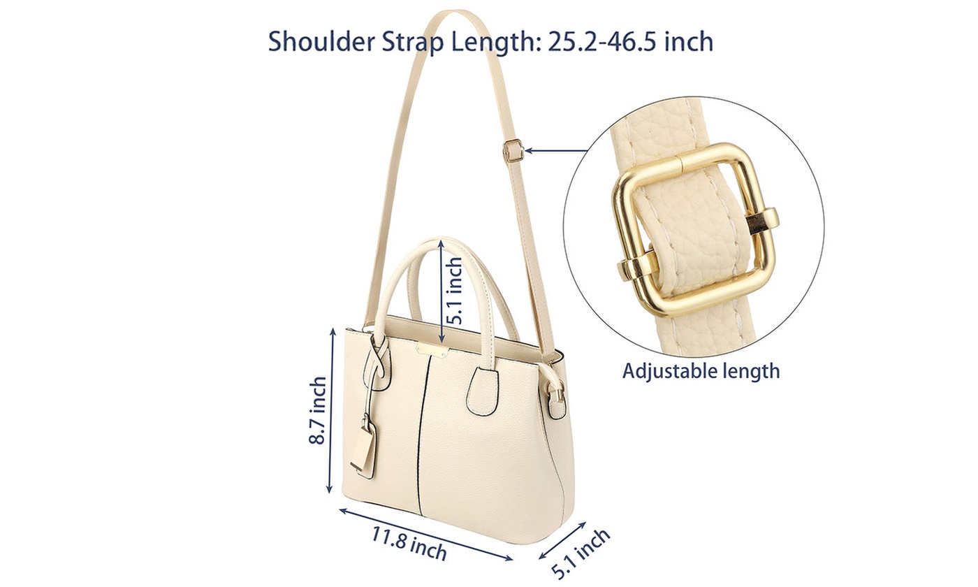 Women Leather Shoulder Tote Bag Handbag