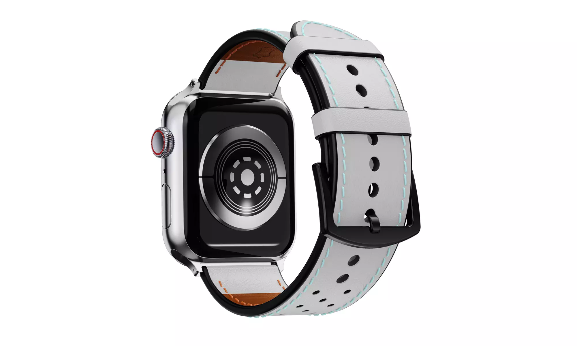 Waloo Leather & Metal Replacement Bands for Apple Watch - All Series