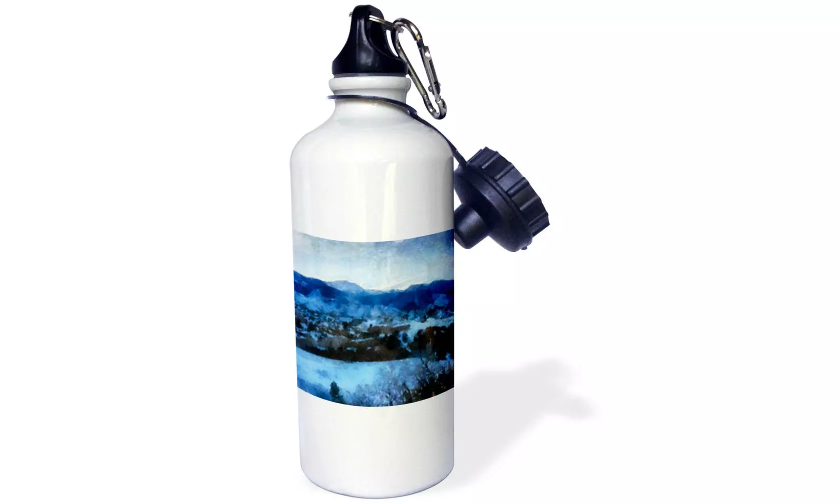 Water Bottle Colorado Mountains Pikes Peak Sunset - Primary Image