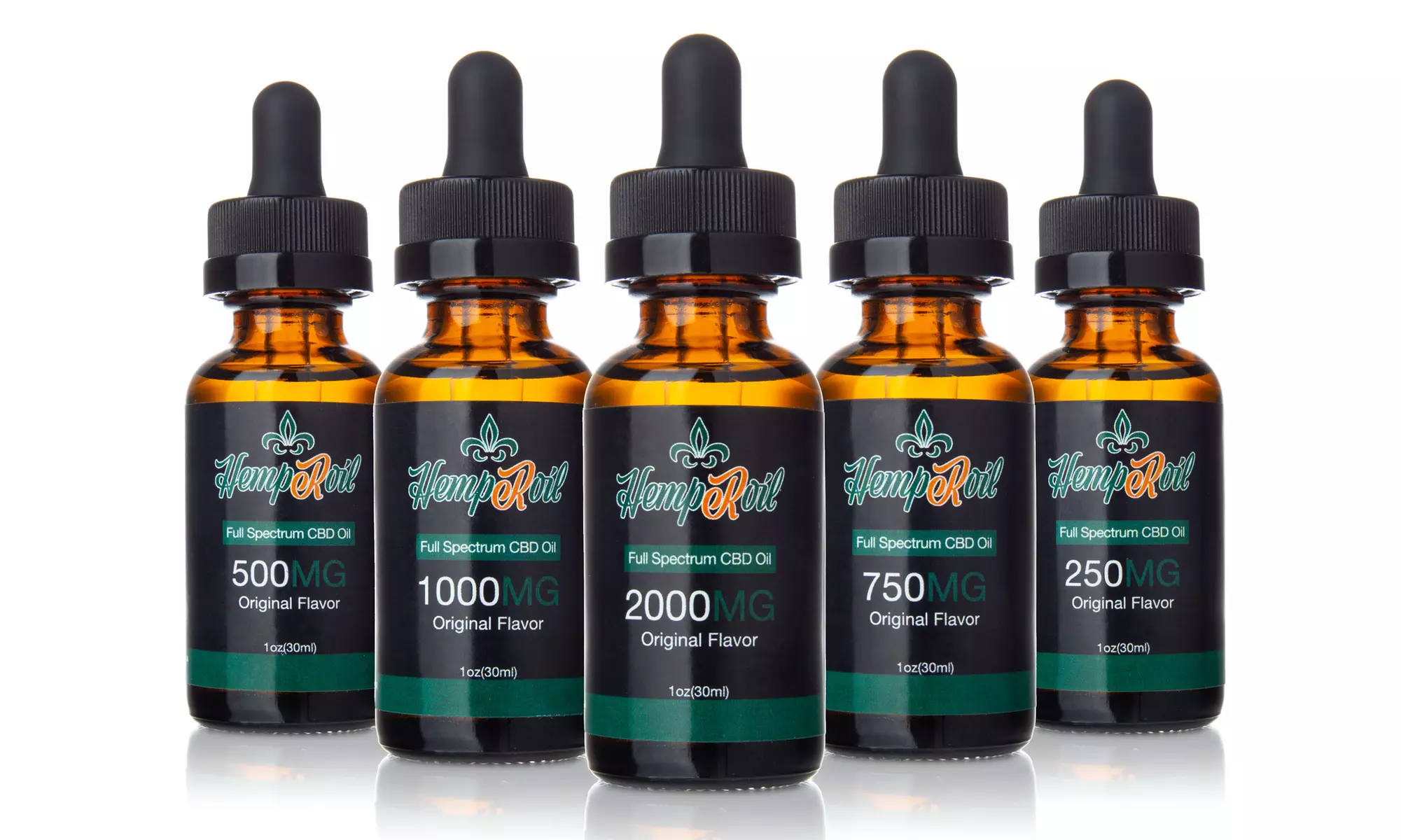 Full Spectrum Hemp Derived Organic CBD Oil Tinctures (250MG - 2000MG) - Primary Image