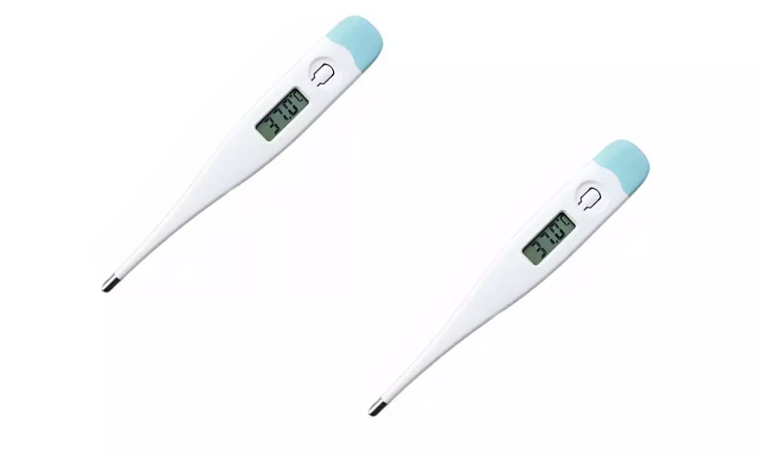 2-Pack Digital Thermometer with Storage Case - Primary Image