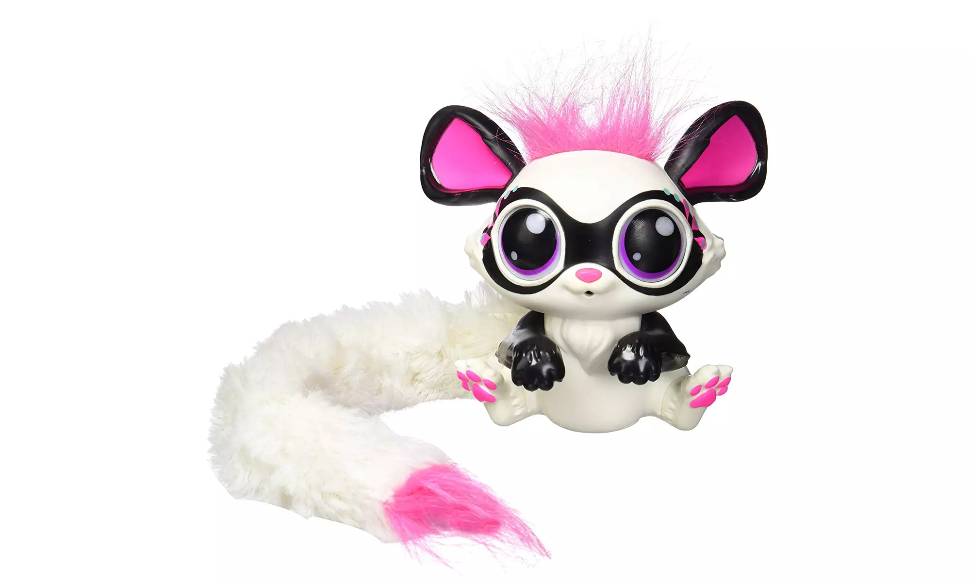 Mattel Lil' Gleemerz Glowzer Figure, Black and White - Primary Image
