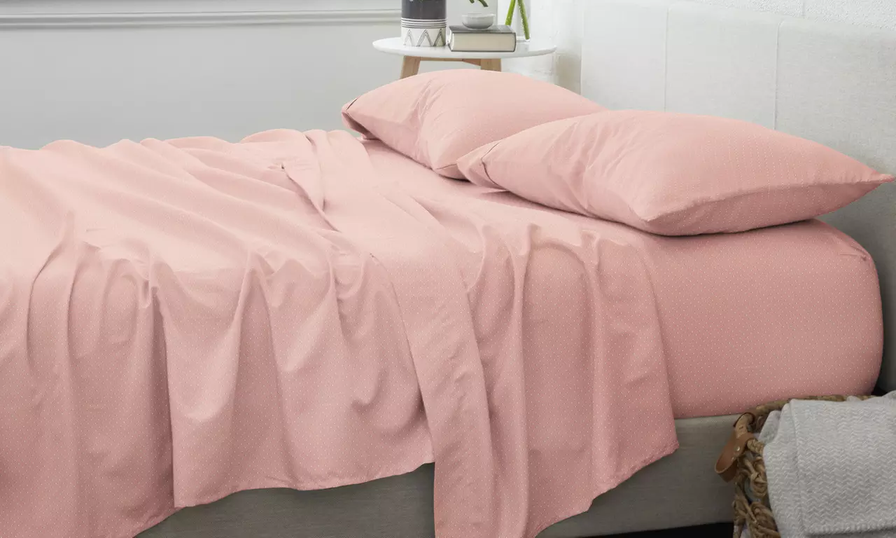 Premium Ultra Soft 4 Piece Solid and Pattern Sheet Set - Primary Image