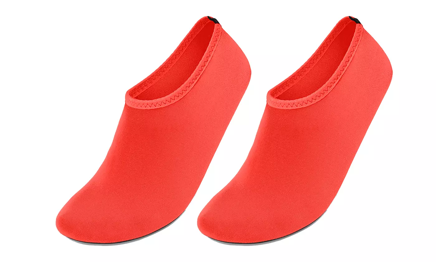 2 Pack Water Shoes Barefoot Quick-Dry Aqua Yoga Socks Slip-On Beach Swim Surf