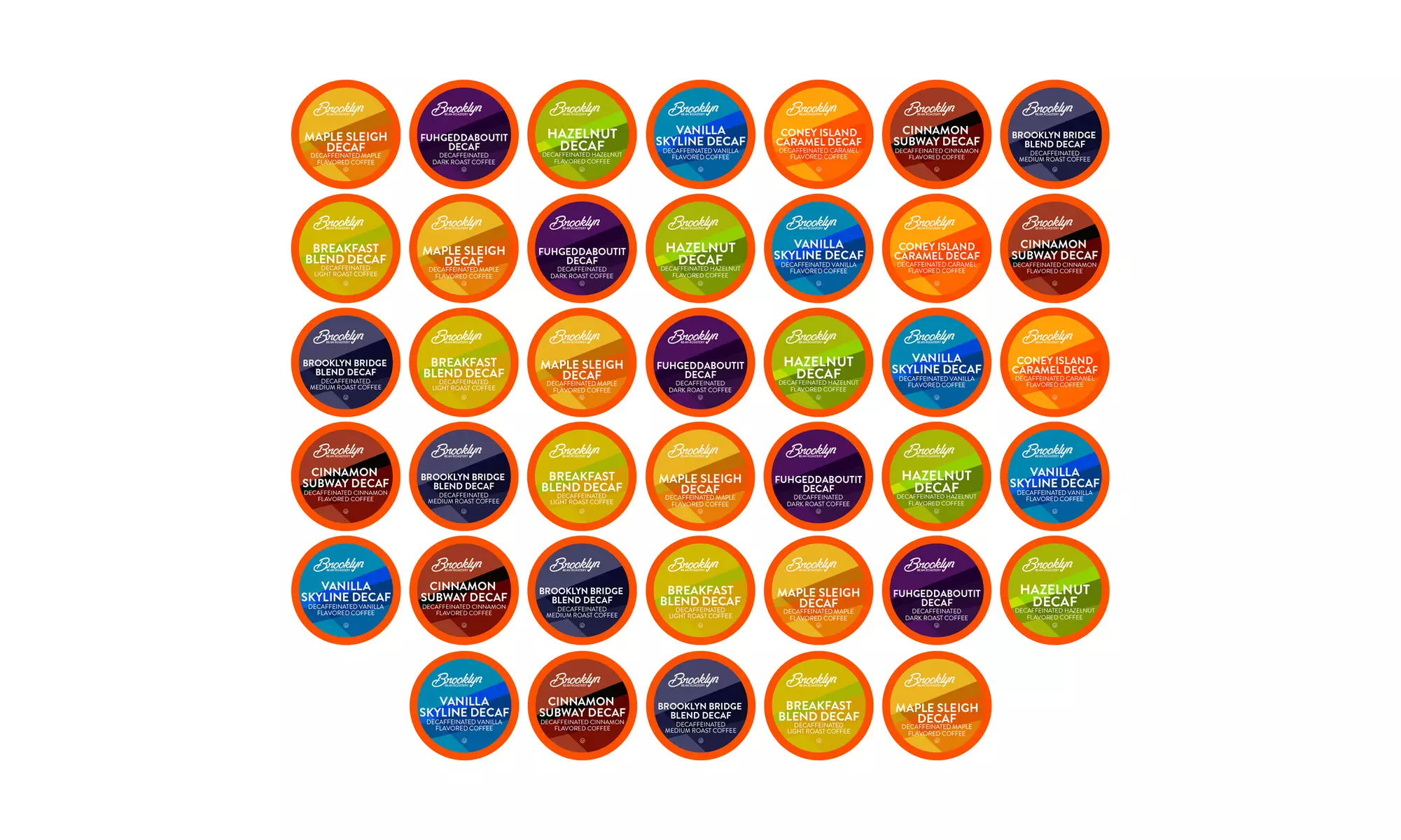 Brooklyn Beans Decaf Coffee Pods, Compatible with 2.0 K-Cup Brewers, 40 Count